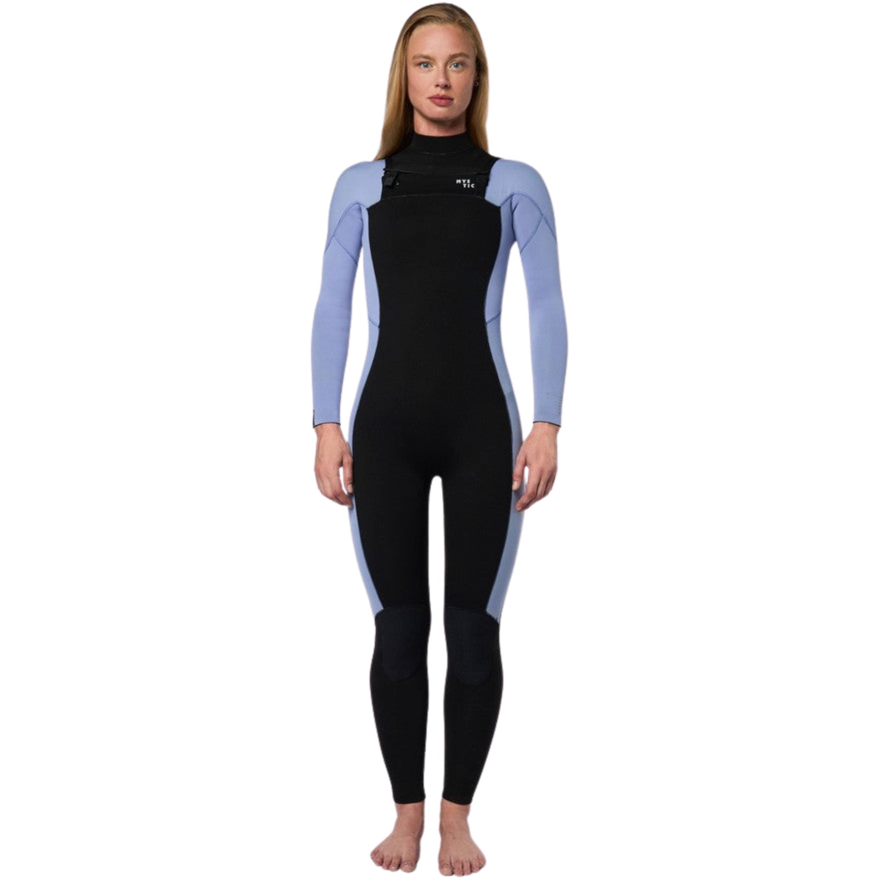 2026 Mystic Frauen Haven 4/3mm Doppelter Brustreißverschluss Neoprenanzug 35000.270046 - Iris Blue
